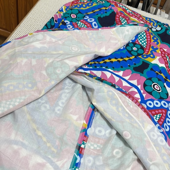 J. Crew Bright Colored Faux Wrap Skirt - Sz 10 - Picture 2 of 9